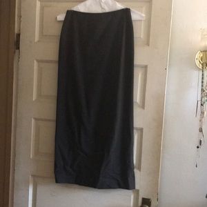 Long grey skirt